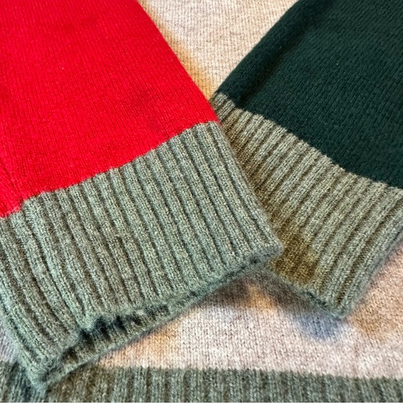 XL Brooks Brothers Green, Red, Brown Wool Sweater - Picture 7 of 7